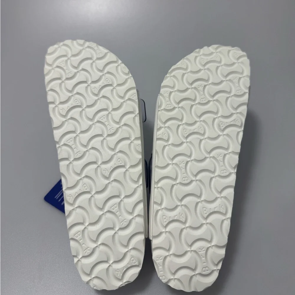 Birkenstock X Manolo Blahnik Arizona Sandals PVC White Women’s Size 35/US 5 - Picture 5 of 6